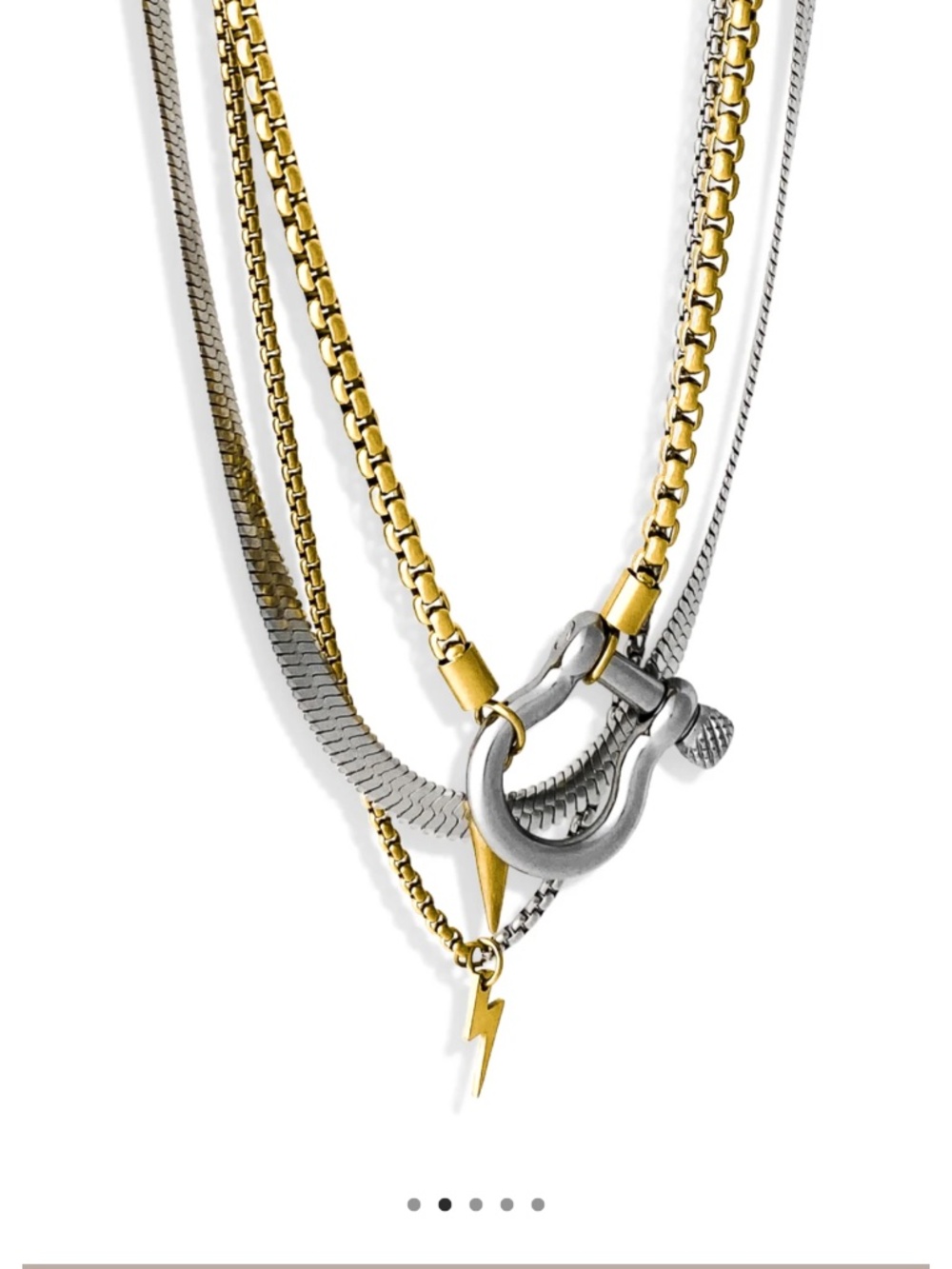 GOLD/SILVER Aura Statement Necklace - Tarnish Free / Water Resistant